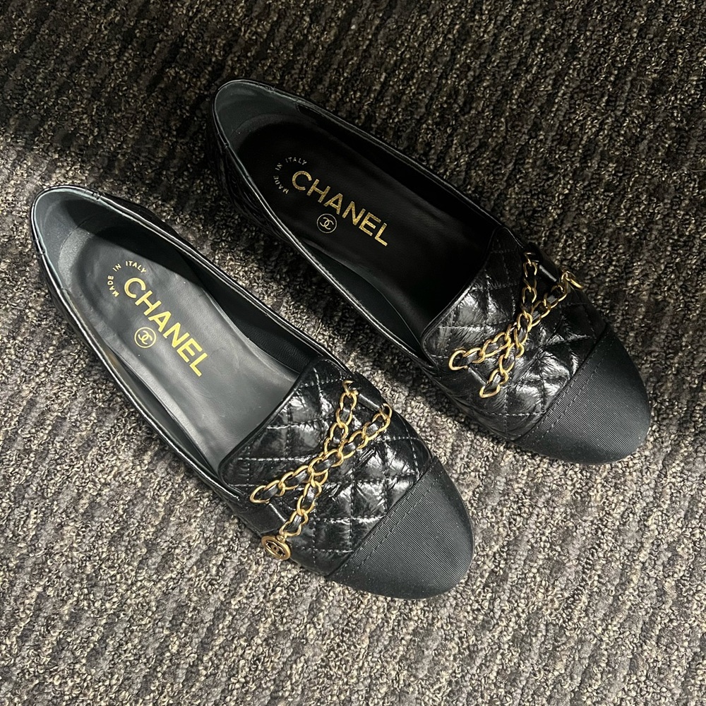 Chanel Loafers - 100% Authentic guaranteed!  Stunning!!